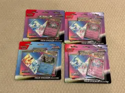 Pokemon TCG Prismatic Evolutions Tech Sticker Collection Set Lot Of 4 Sealed New - Image 1