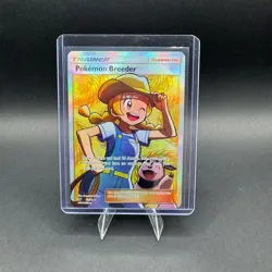 Pokemon Breeder Shining Legends 73/73 Ultra Rare Full Art Holo S+M NM - Image 1