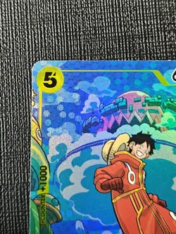 One Piece Monkey D. Luffy OP07-109 Treasure Rare TR TCG Near Mint - Image 3
