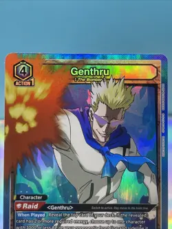 Union Arena Hunter x Hunter Genthru UE02BT/HTR-1-023 Super Rare English - Image 2