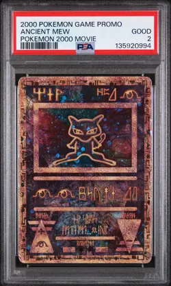 PSA 2 Ancient Mew 2000 Pokemon Game Movie Pokemon Promo Card - Image 1