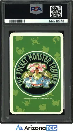 Pokemon 1996 Cloyster 091 5 Of Spades Pokemon Green Playing Card Japanese PSA 9 - Image 2