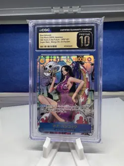 One Piece Boa Hancock Manga Op07-051 Alternative Art Card JPN CGC Pristine 10 - Image 1