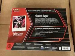 Pokemon TCG Cards Team Rocket's Mewtwo Ex Box New Sealed (1-2 DAY DELIVERY) - Image 2