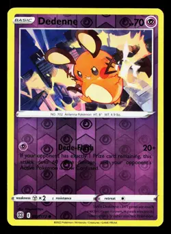 Dedenne 067/172 Brilliant Stars NM Reverse Holo Pokemon Card TCG - Image 1