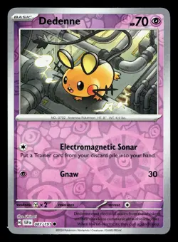 Dedenne 087/191 Surging Sparks NM Reverse Holo Pokemon Card TCG - Image 1