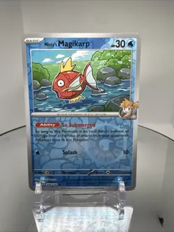 Misty’s Magikarp 048/182 Destined Rivals Pokemon Card Reverse Holo SV10 NM - Image 1