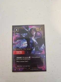 Kaisa Card Champion Rare 039/298 Kai'Sa Survivor Riftbound Foil English - Image 1