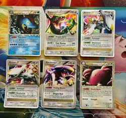 Vintage Pokemon Card Lot Holo Fire Rayquaza Arceus Garchomp Blissey - Image 1