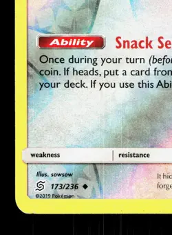 Munchlax 173/236 Unified Minds MP Pokemon Card TCG - Image 4