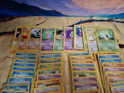 Large Mixed WOTC Vintage Pokemon Card Lot Of 200+ Mostly Damaged - Image 2