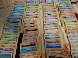 Large Mixed WOTC Vintage Pokemon Card Lot Of 200+ Mostly Damaged - Image 3