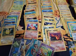 Large Mixed WOTC Vintage Pokemon Card Lot Of 200+ Mostly Damaged - Image 4