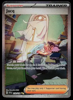 Pokemon Card - Jacq Scarlet & Violet Base Set 250/198 Holo SIR - Image 1