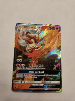 Blaziken GX 28/168 Celestial Storm Sun & Moon S&M Pokemon TCG Card - Image 1