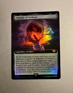 Palantir of Orthanc LOTR Extended Art Foil NOT SURGE Near Mint NM MTG Magic - Image 1