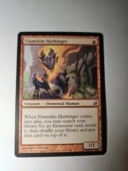 Magic the Gathering Flamekin Harbinger Lorwyn Uncommon - Image 1