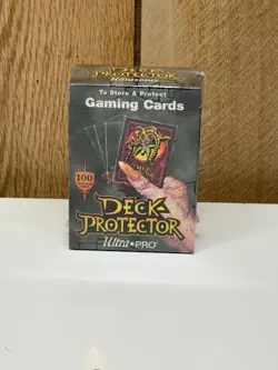 Deck Protector Ultra Pro 100 Clear Sleeves New Sealed Joker Box 1995 Vintage - Image 1