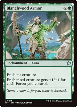 BLANCHWOOD ARMOR x4 mtg NM-M Foundations 4 Unc - Image 1