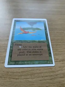 MTG: MAGIC THE GATHERING REVISED 3ED RARE BIRDS OF PARADISE UNPLAYED MINT / NM - Image 5