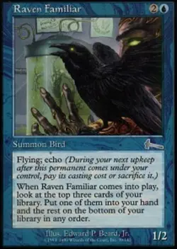 Raven Familiar X4 (Urza's Legacy) MTG (NM) *CCGHouse* Magic - Image 1