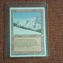 Magic: The Gathering Taiga Land Regular Revised Rare Green Red Rob Alexander - Image 1