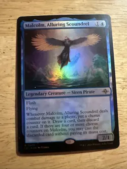 MTG - The Lost Caverns of Ixalan - Malcolm, Alluring Scoundrel - FOIL - Image 1