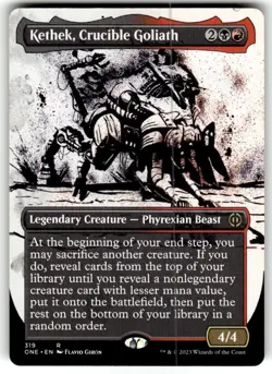 Kethek, Crucible Goliath (Showcase) Phyrexia: All Will Be One Regular mTG NM - Image 1