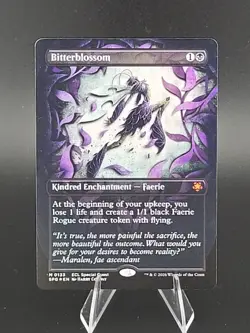 Bitterblossom - Foil - Borderless - Special Guests - Lorwyn Eclipsed MTG - Image 1