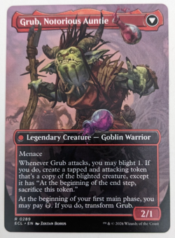 Grub, Storied Matriarch (289) Borderless, Lorwyn Eclipsed ECL, Magic MtG, Reg NM - Image 2