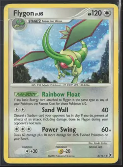 Flygon Holo Rare Rising Rivals 5/111 HP Pokemon Card - Image 1