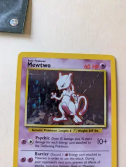 Pokemon Mewtwo Card 010/102 Base Set Holo, Ungraded Near Mint - Image 2