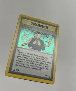 Vintage Pokemon TCG Gym Challenge Giovanni Holo Rare 1st edition LP 18/132 - Image 2