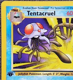 1st Edition Tentacruel - Fossil - #44/62 - Vintage Pokemon Card 1999 WOTC - Image 2