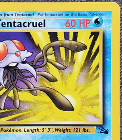 1st Edition Tentacruel - Fossil - #44/62 - Vintage Pokemon Card 1999 WOTC - Image 3