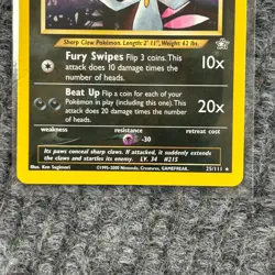 Vintage Pokemon Neo Genesis Sneasel 25/111 Rare NM Unlimited - Image 4