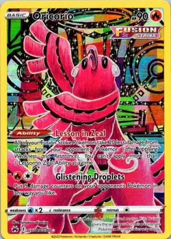 Pokemon TCG Oricorio GG04/GG70 Crown Zenith: Galarian Gallery NM (SKU 1-4) - Image 1