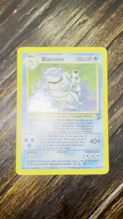 Pokemon TCG - Blastoise - Base Set 2 - Stage2 Holo Rare - 2/130 Ungraded NM - Image 2