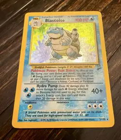 Pokemon TCG - Blastoise - Base Set 2 - Stage2 Holo Rare - 2/130 Ungraded NM - Image 4
