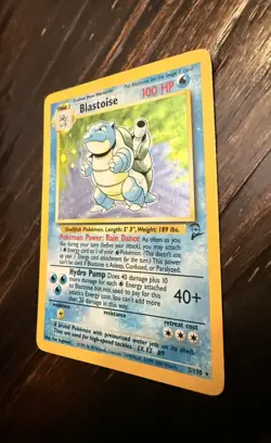 Pokemon TCG - Blastoise - Base Set 2 - Stage2 Holo Rare - 2/130 Ungraded NM - Image 5