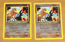 Pokemon TCG Entei Holo Promo #34 Pokemon Promos Holo Promo Black Star Rare NM/LP - Image 1