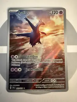 Latios 203/191 Sv08: Surging Sparks Pokemon TCG Illustration Rare LP - Image 1
