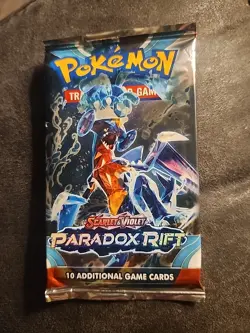 Pokemon TCG Scarlet & Violet Paradox Rift Sealed Booster Pack English - Image 1