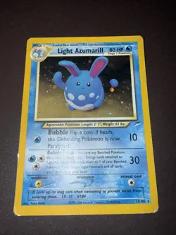 Pokemon! Light Azumarill - Neo Destiny - Holo - 13/105 - MP! - Image 1