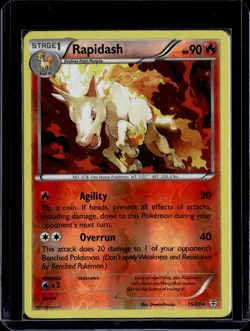 Rapidash 15/83 Generations Reverse Holo 2016 (LP) / Pokemon TCG - Image 1