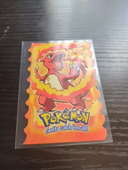 Charmeleon 1999 Topps Pokemon Movie Animation Black Logo #E5 - Image 1