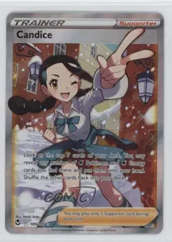 Candice Ultra Rare Pokemon Sword & Shield Silver Tempest #189 - Image 1