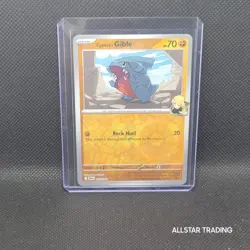 Rev Holo - Cynthia's Gible 102/182 Pokemon Destined Rivals - Pokemon SV - Image 4