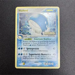 Pokemon Wailord 14/92 - EX Legend Maker - Holo + Swirl - Stamped - NM - Image 1