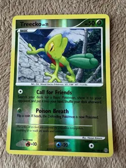 2008 Pokemon TCG DP Stormfront Lv.11 HP50 Treecko Reverse Holo 79/100 MP - Image 1